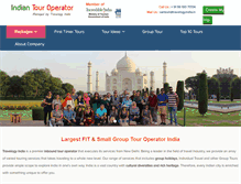 Tablet Screenshot of indian-tour-operators.com